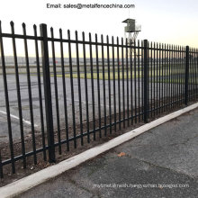 Satin Black Decorative Wrought Iron Fence Panels & Gates